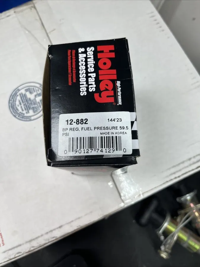 Трубопроводная арматура HOLLEY Fuel Pressure Regulator EFI By-Pass Style 60psi-  — фото лота 1