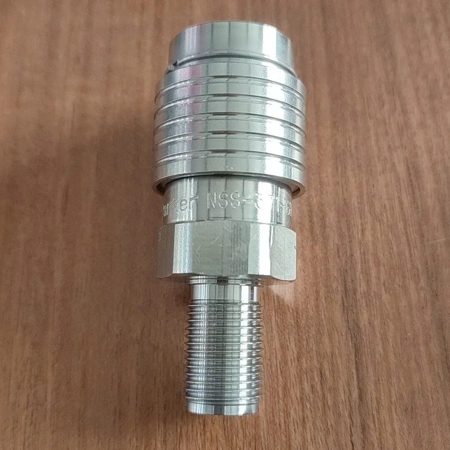 Фитинг Parker NSS-372-6FO Stainless Steel Quick Connect Pneumatic Hydraulic Fitt — фото лота 2