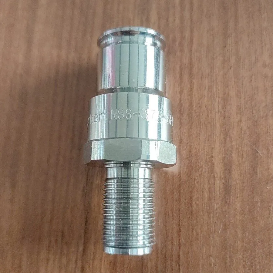 Фитинг Parker NSS-372-6FO Stainless Steel Quick Connect Pneumatic Hydraulic Fitt — фото лота 4