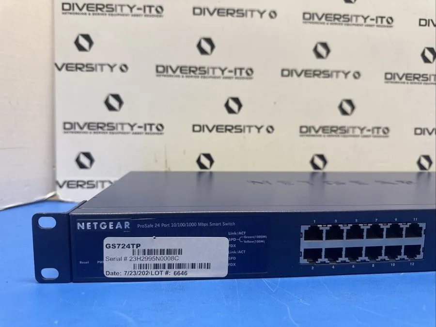 Коммутатор NETGEAR Prosafe GS724TP v2 24 Port Gigabit Managed Switch with PoE