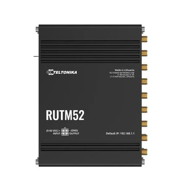 Маршрутизатор Teltonika RUTM52 Dual 5G Router 5G dual SIM/ESIM cellular 5 Gigabi — фото лота 1