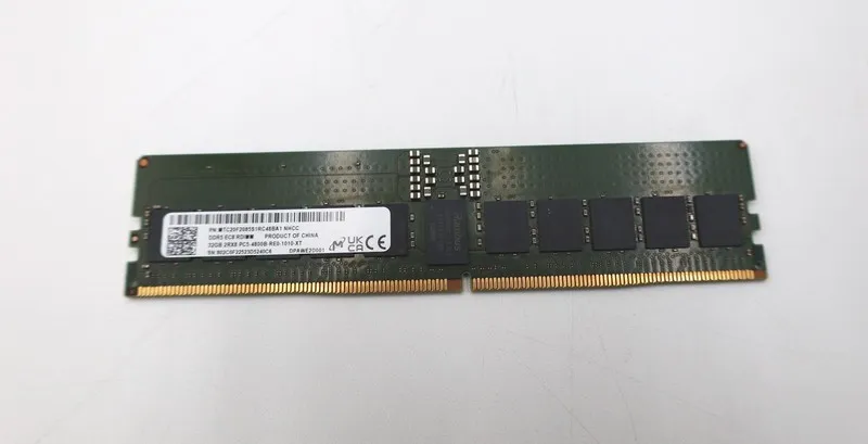 Модуль памяти Micron 32GB Server RAM 2Rx8 PC5-4800B DDR5 (MTC20F2085S1RC48BA1)