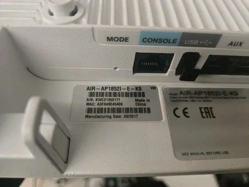 Точка доступа Wi-Fi Cisco Aironet AIR-AP1852I-E-K9 Indoor WiFi 5 Dual-Band PoE A — фото лота 2