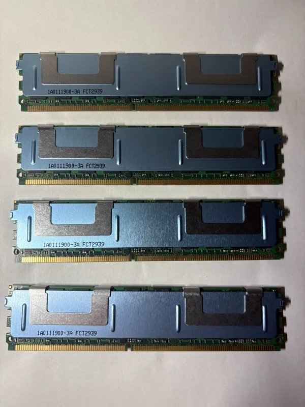 Модуль памяти Micron 4GBx4 16GB Total DDR2 PC2-5300F ECC FB-DIMM 2Rx4 HP 398708-