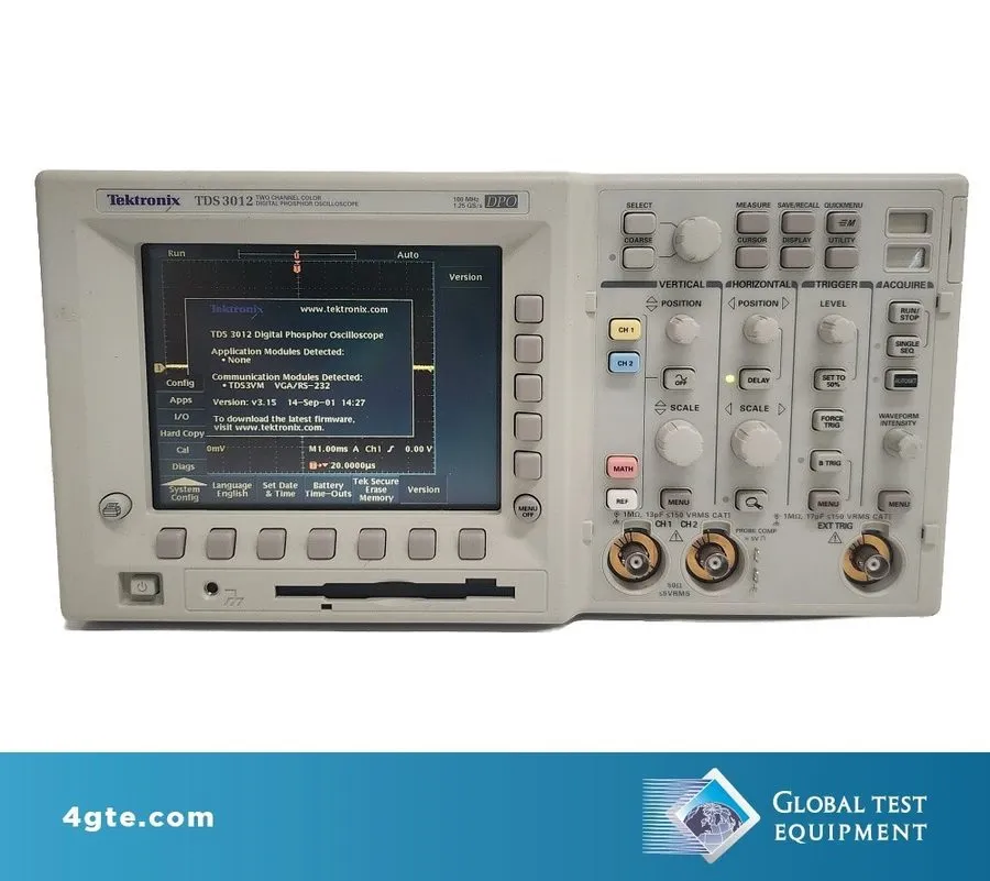 Осциллограф Tektronix TDS3012 2 CH Digital Phospor Oscilloscope 100 MHz, 1.25 GS