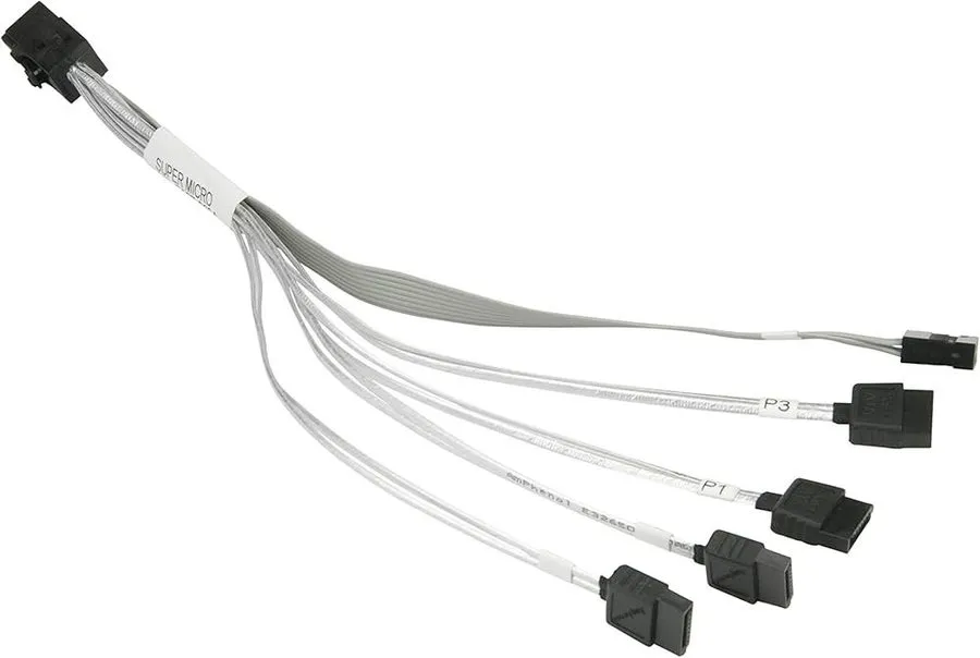 Кабель ✅Supermicro CBL-SAST-0664 Mini-SAS HD (SFF-8643) + Full