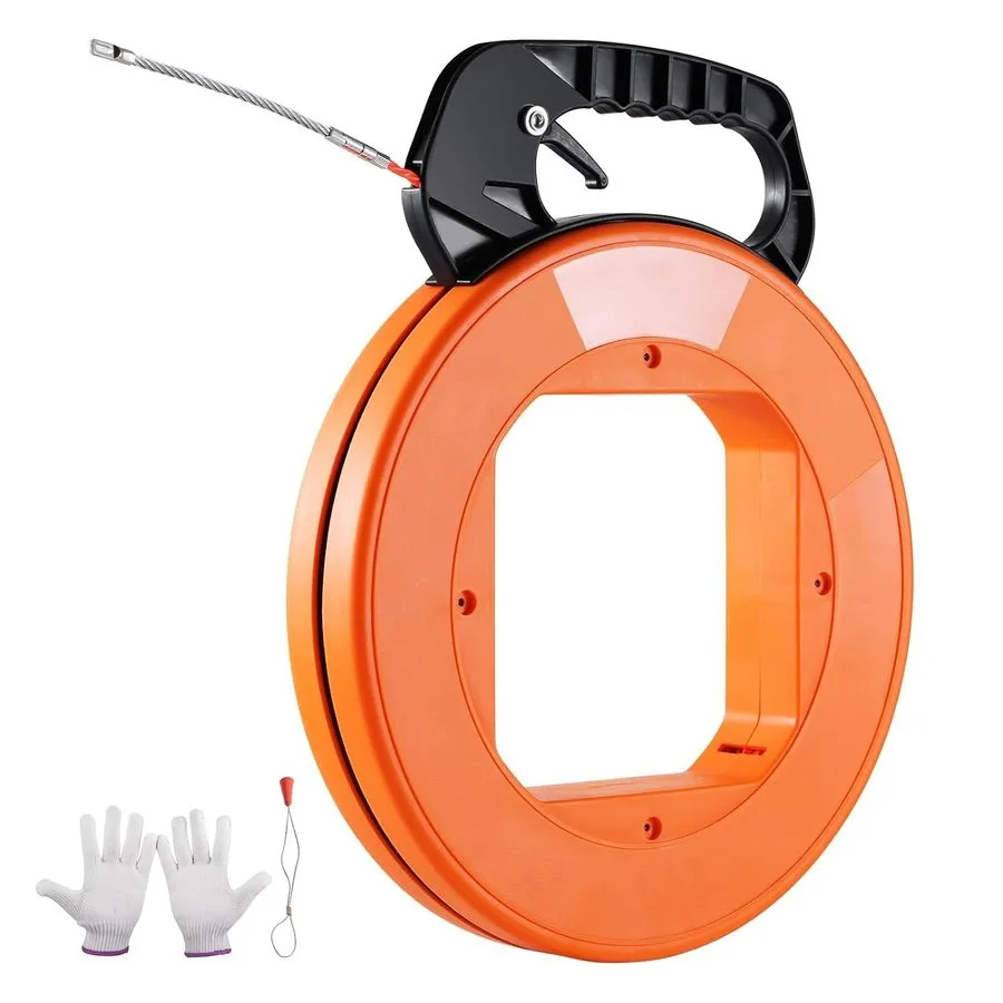 Инструмент ВОЛС 100-ft Non-Conductive Fish Tape Wire Puller Effortless Cable Nav — фото лота 2