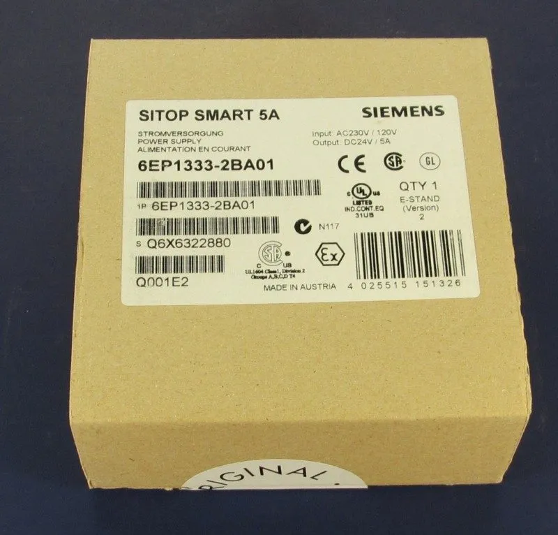 Блок питания Siemens SITOP smart 120 W power supply 6EP1333-2BA01