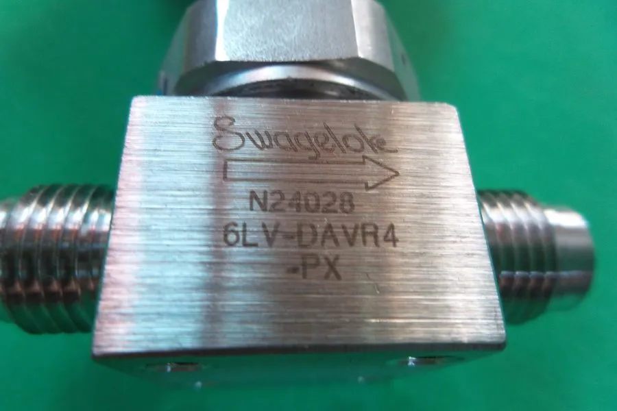 Клапан Nupro swagelok 6LV-DAVR4-PX 1/4 Butt weld stainless valve