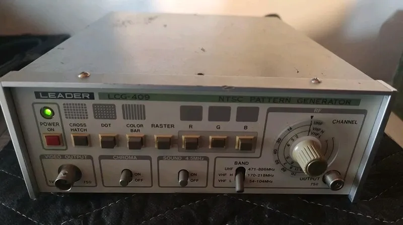 Тестер Leader Electronics Model LCG-409 NTSC Pattern Generator — фото лота 1