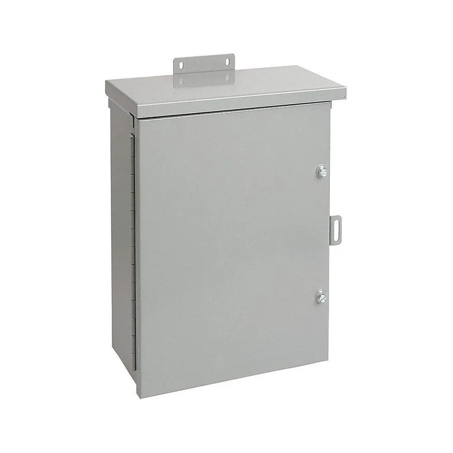 Монтажный шкаф HOFFMAN A24R208HCR Enclosure,Mtlc,24In.Hx 20In.Wx8In.D 32FC32 — фото лота 1