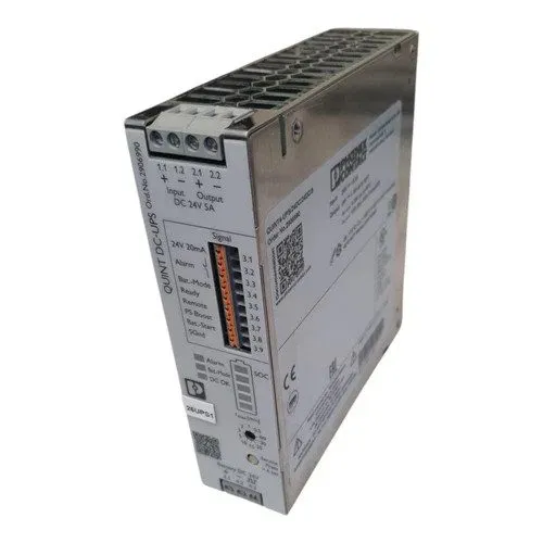 Блок питания PHOENIX CONTACT 2906990 QUINT4-UPS/24DC/24DC/5 DIN Rail Power Suppl — фото лота 1