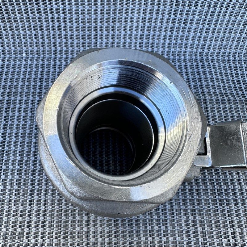 Клапан KF HALE 1" NACE CF8M FULL PORT STAINLESS STEEL 2000WOG BALL VALVE SS