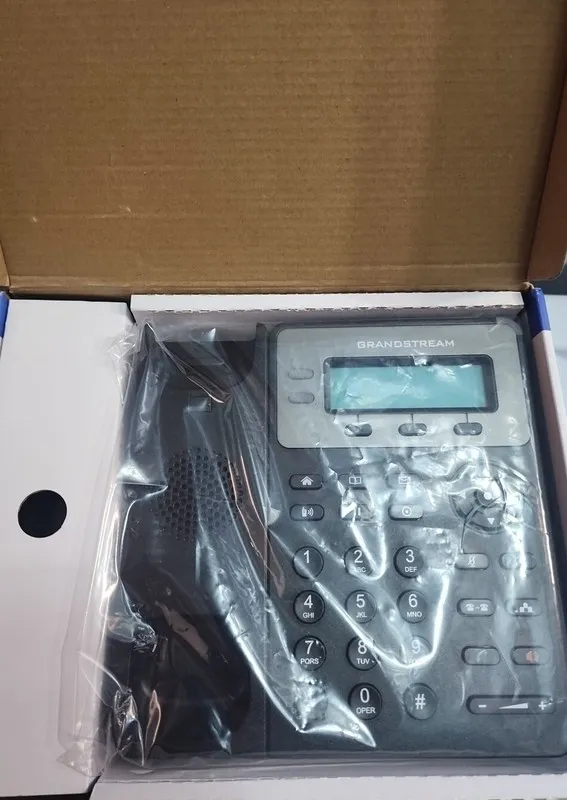 IP-телефон Set Grandstream Small Business 1-LIne IP Phone with PoE LCD GXP1615 — фото лота 1