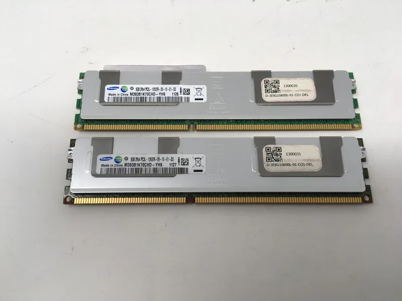 Модуль памяти Samsung M393B1K70CHD-YH9 8GB 2RX4 PC3L-10600R DDR3 ECC RDIMM Shiel