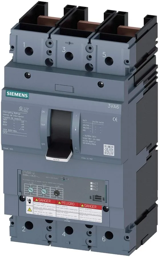 Автоматический выключатель Siemens Molded Case Circuit Breaker 3VA6460-5HL31-0AA