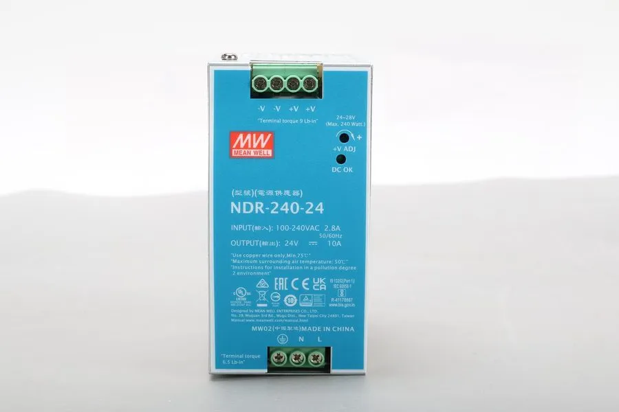 Блок питания MEAN WELL NDR-240-24 24VDC 10 Amp 240W Industrial DIN Rail Power Su