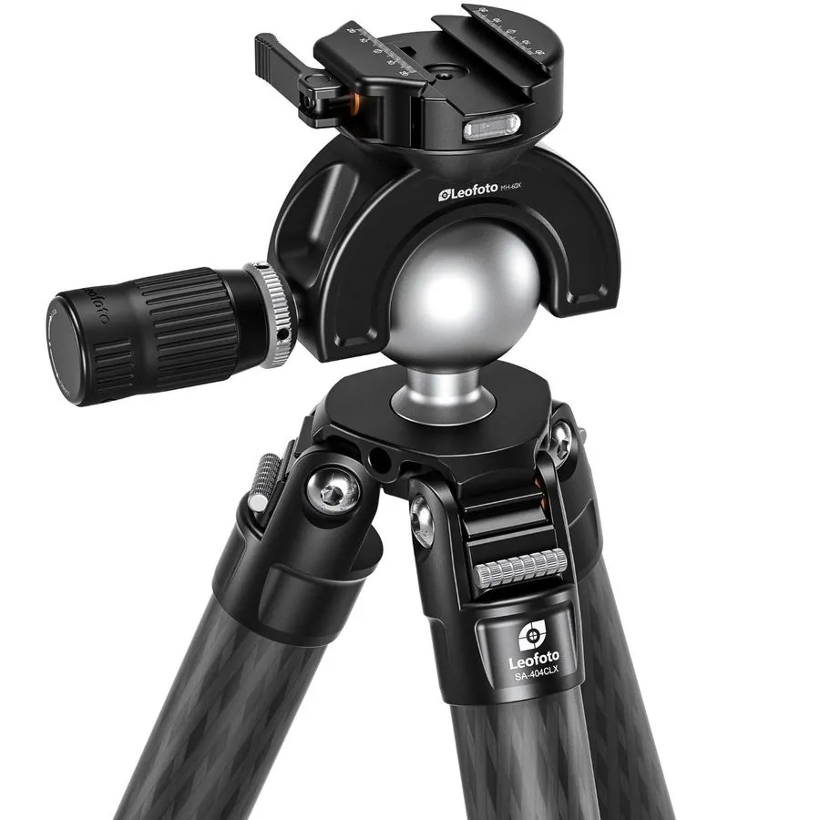 Оборудование видеонаблюдения Leofoto SA-404CLX+MH-60X Tripod with BallHead Arca&