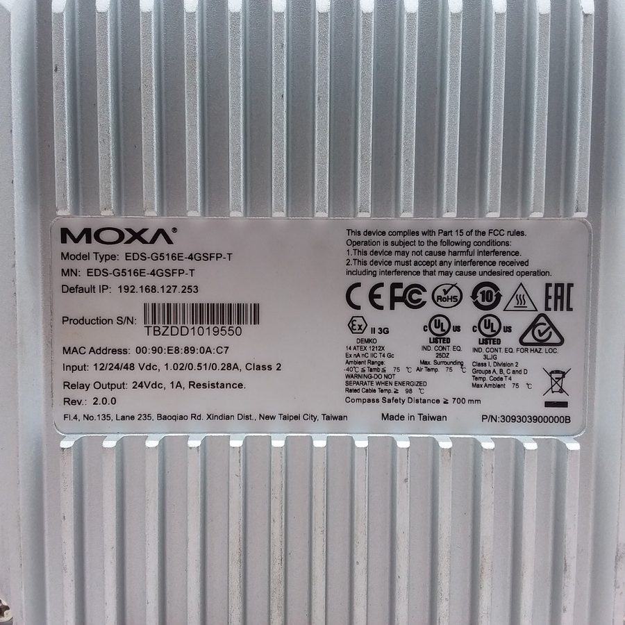 Фото лота EDS-G516E-4GSFP-T от продавца №86105