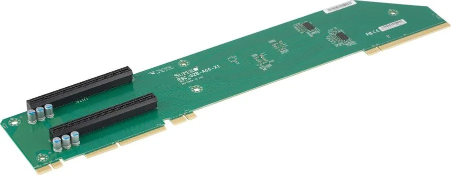 Райзер-плата Supermicro RSC-G2B-A66 Riser Card with Plx8747 #T24D YS