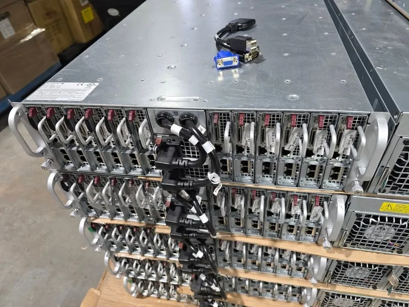 Блок питания Supermicro MicroCloud 5038ML-H12TRF 12x E3-1270L v4 384GB RAM 12x N — фото лота 1