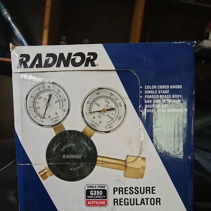 Трубопроводная арматура Radnor Rad64003033 Gas Regulator, Acetylene, Single Stag — фото лота 1