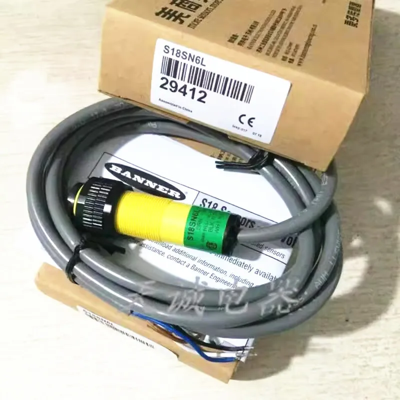 Фотоэлектрический датчик BANNER 10-30 VDC PHOTOELECTRIC SENSOR S18SN6L