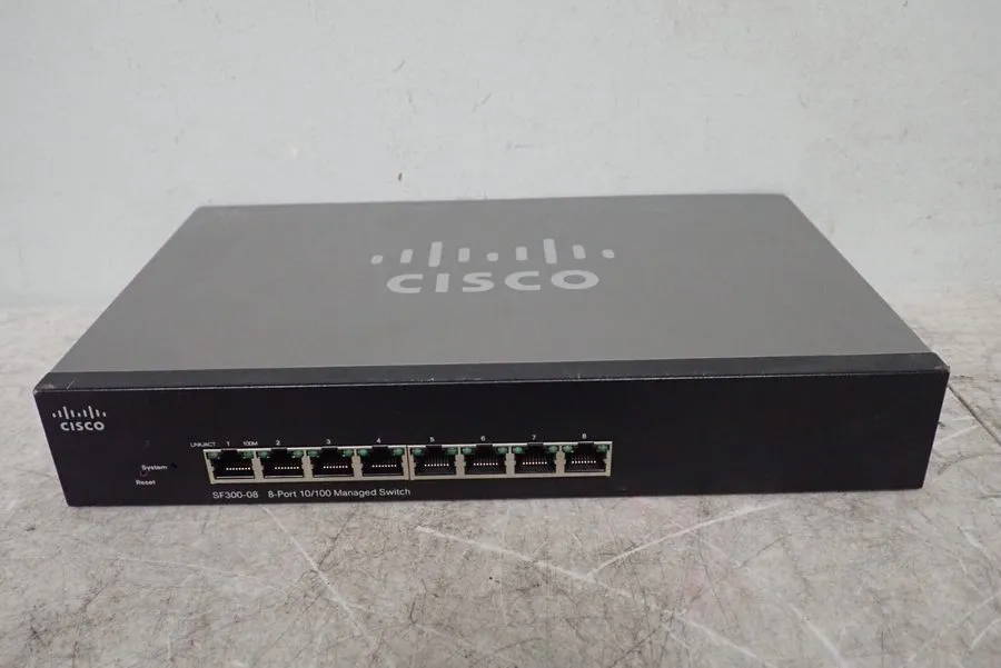 Коммутатор Cisco 8 port 10/100 managed ethernet switch SF300-08