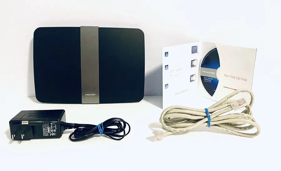 Маршрутизатор Cisco Linksys E4200 N750 4-Port Gigabit Wireless N Router, No Pwr 