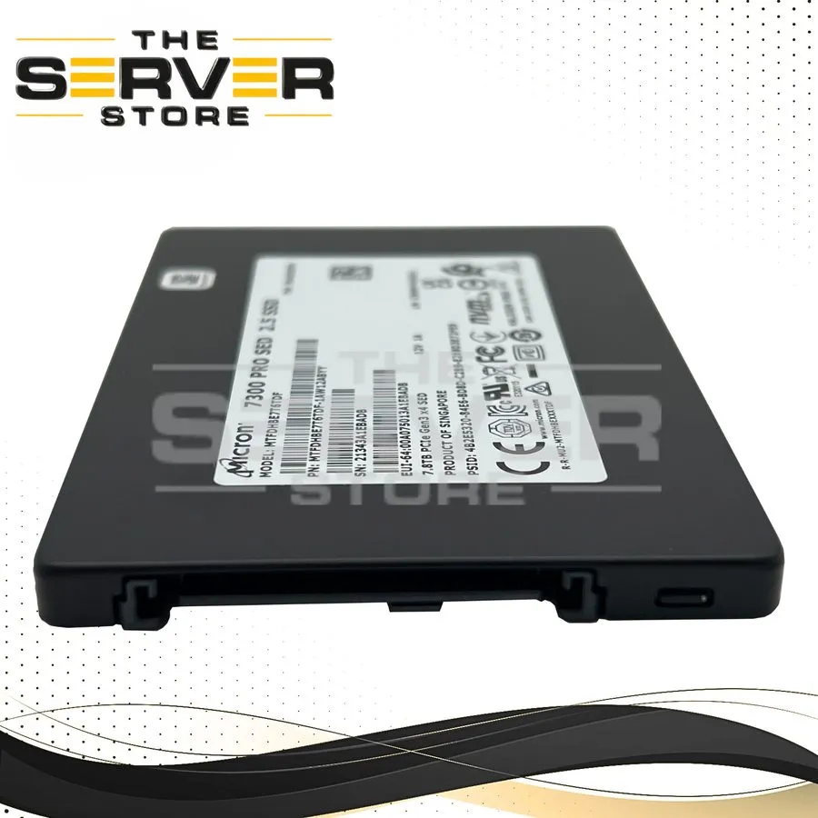 SSD-накопитель Micron 7.68TB NVMe U.2 PCIe Gen 3.0 x4 RI SFF 2.5" SSD 7300 PRO M