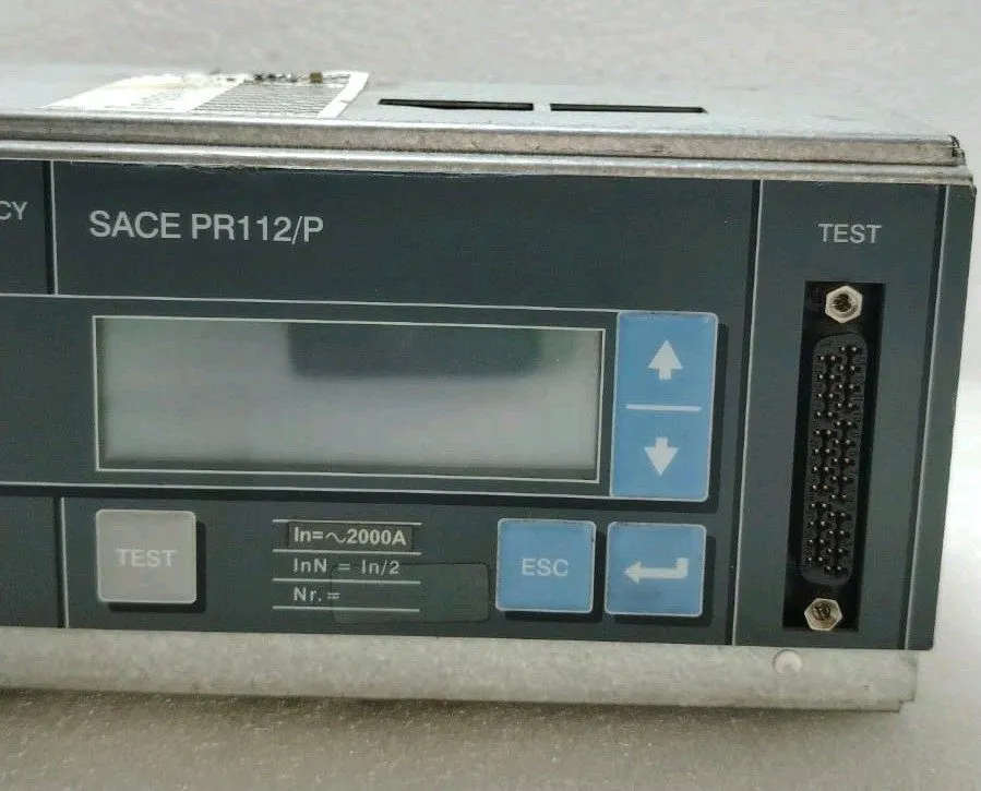 Реле защиты ABB SACE PR112/P Overcurrent Protection Relay — фото лота 1