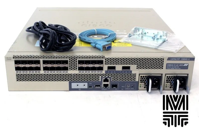 Коммутатор C6824-X-LE-40G Cisco Catalyst 6824-X Switch Dual C6840-X-750W-AC Powe