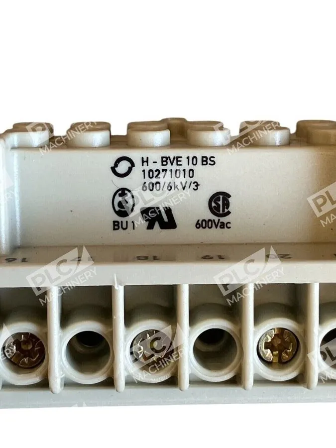 Разъём Harting 600 / 6kV / 3 10271010 Connector H-BVE-10-BS