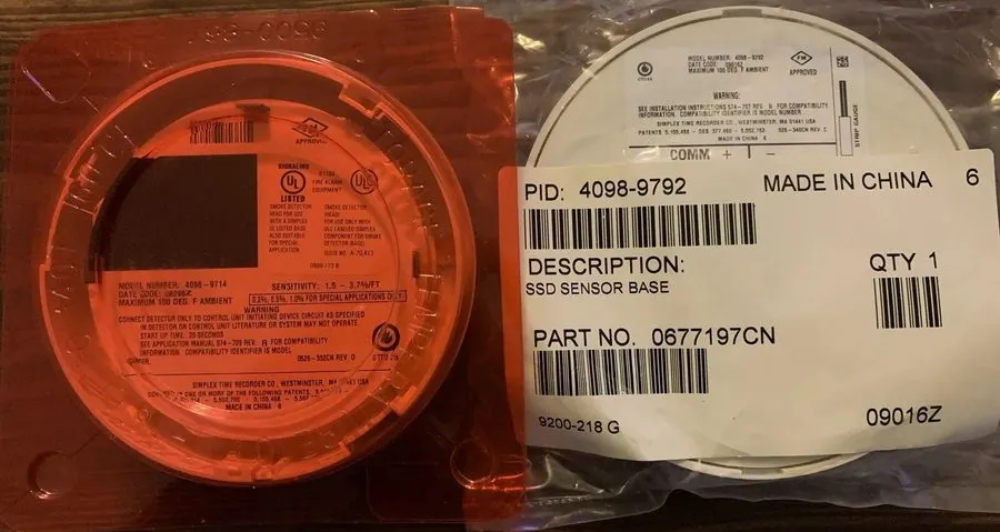 Оборудование пожарной сигнализации Simplex 4098-9714 Smoke Detector w/ 4098-9792