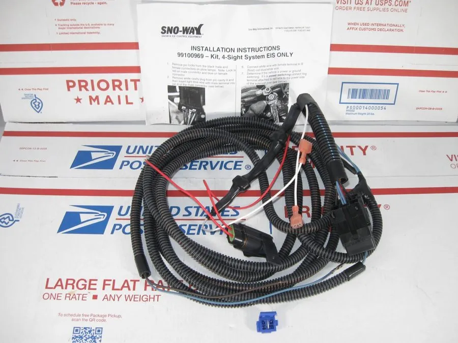 Жгут проводов SNO-WAY PLOW 4 SIGHT EIS SYSTEM HEADLIGHT HARNESS KIT PART 9910096 — фото лота 1