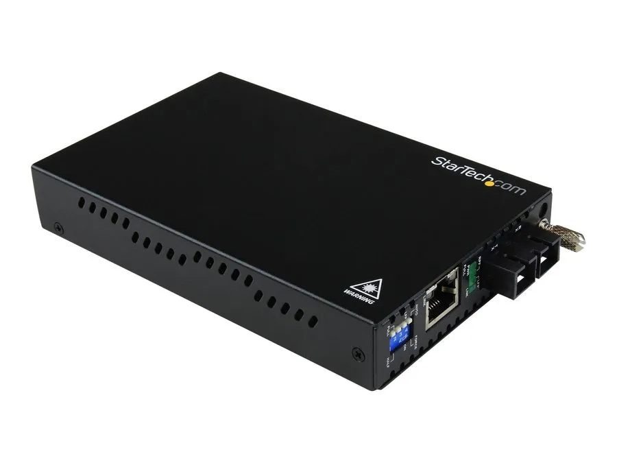 Медиаконвертер StarTech ET91000SC2 Gigabit Fiber Media Converter SC 550m Black