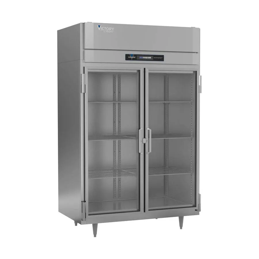 Холодильный шкаф Victory FS-2D-S1-G-HC 52.13" 2-Glass Door Reach-In Freezer, Top