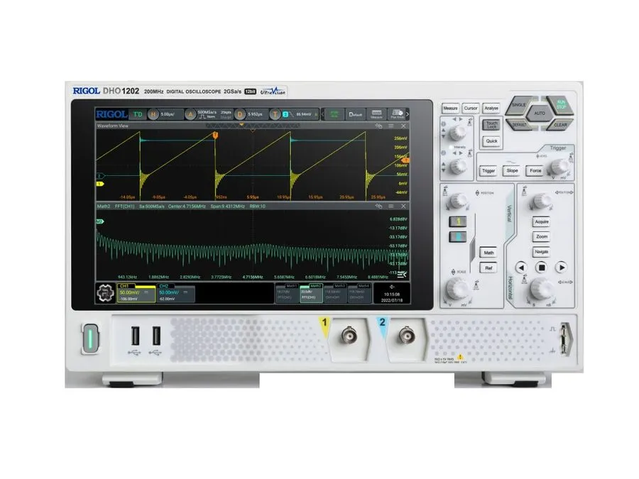 Осциллограф Rigol DHO1202 2 Channel / 200 MHz Digital Oscilloscope
