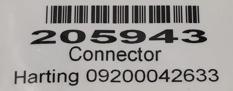 Разъём HARTING 09200042633 Male Connector