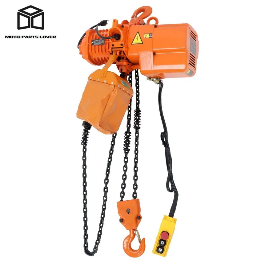 Таль Electric Chain Hoist G80 Chain 750W 1T/2200lbs 1.5m/5ft Wired Remote Contro — фото лота 2