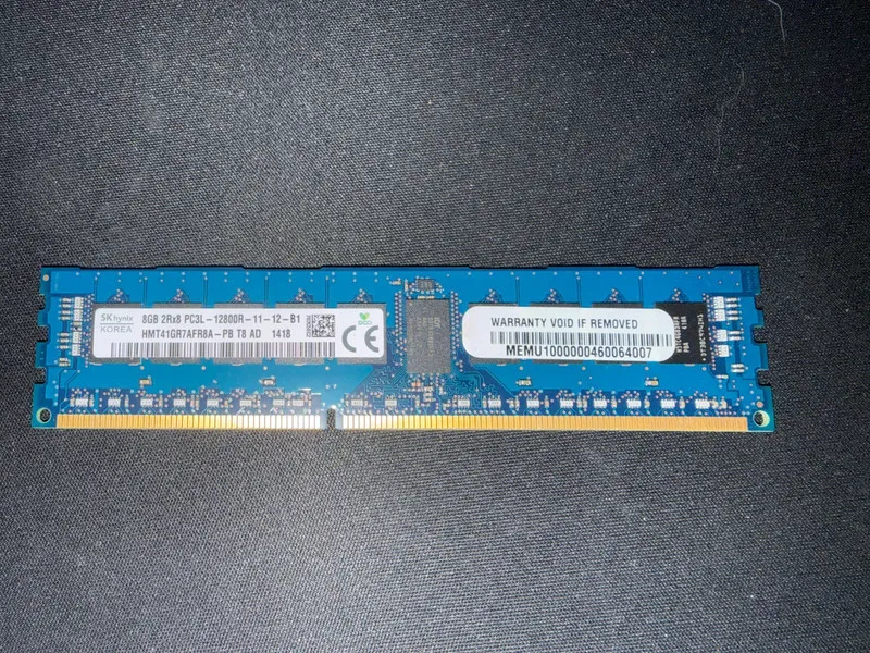 Модуль памяти HMT41GR7BFR8A-PB Hynix 8GB DDR3 Registered ECC PC3-12800 1600Mhz 2