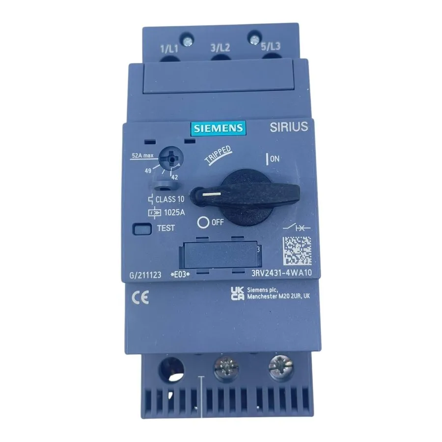 Автоматический выключатель Siemens Motor Protection Switch Circuit Breaker 3RV24 — фото лота 1