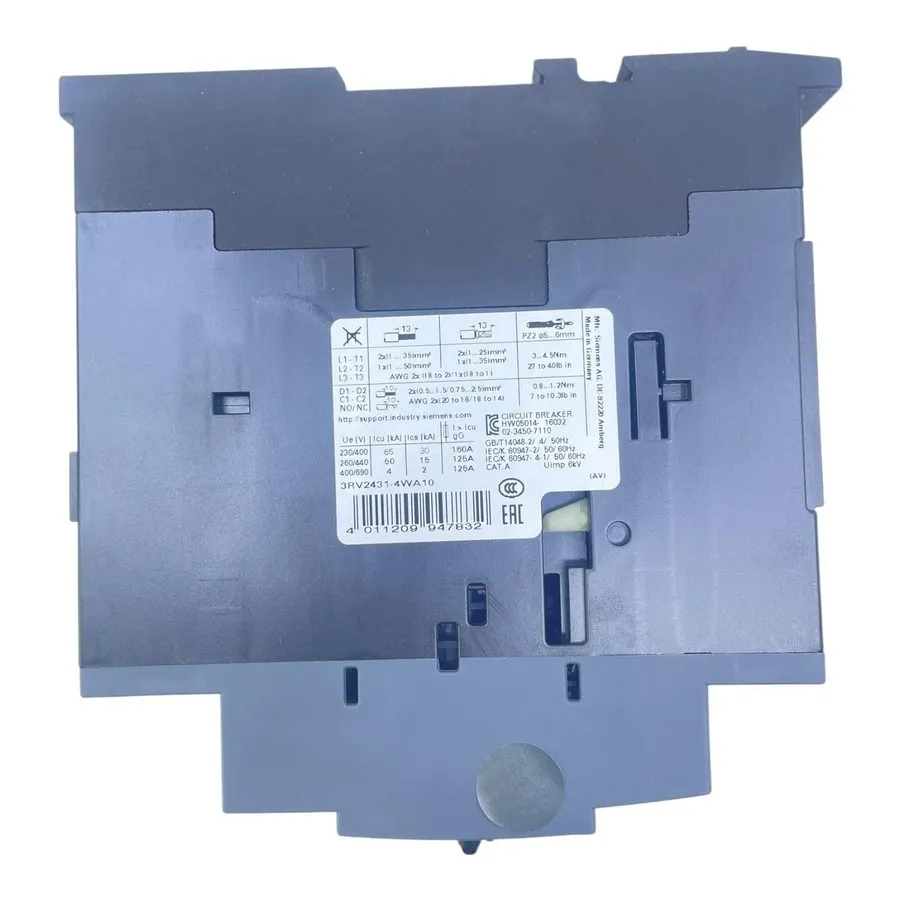 Автоматический выключатель Siemens Motor Protection Switch Circuit Breaker 3RV24 — фото лота 2