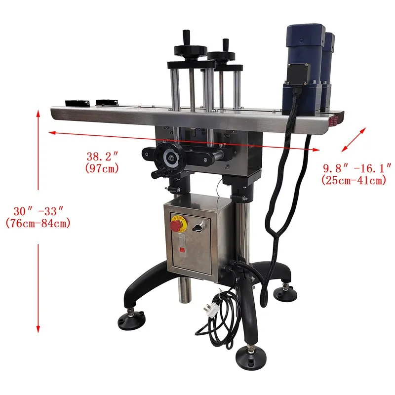 Конвейер 0.4-6.3" Bottle Clamping Conveyor Bottle Conveying Machine 45.9ft/min 2