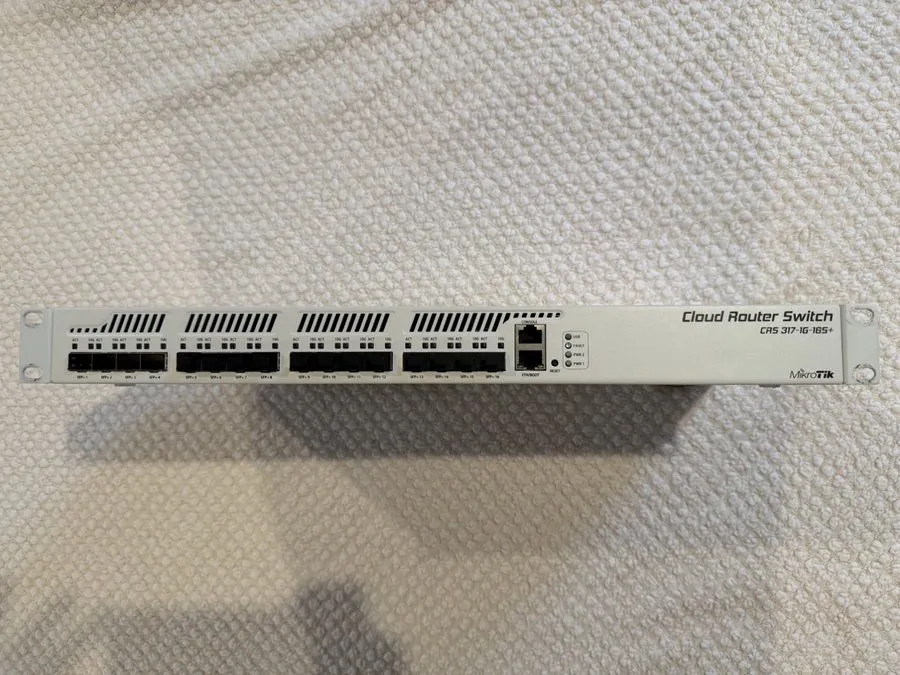 Коммутатор MIKROTIK CRS317-1G-16S+RM 16-Port SFP+ 10GbE Managed Rackmount Switch