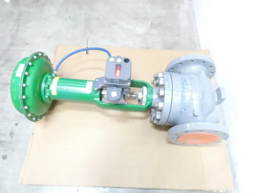 Клапан Fisher ET 667 Size 30i Dvc6200hw2 Pneumatic Steel Flanged Control Valve 1