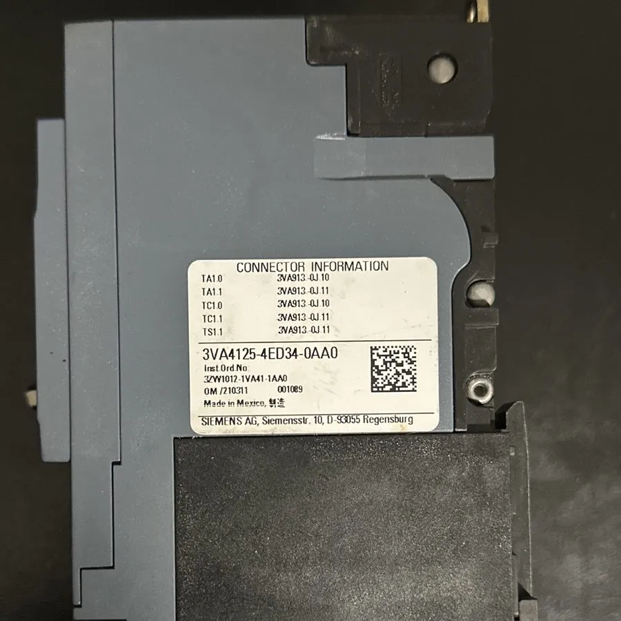 Автоматический выключатель Siemens 3VA4 Molded Case Breaker 3-Pole 25A Type C 60