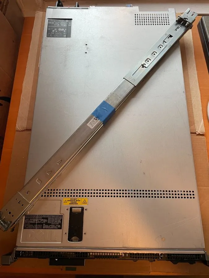 Комплект направляющих Dell N915J + R137J PowerEdge R610 Server Rapid Rail Kit 1U — фото лота 1