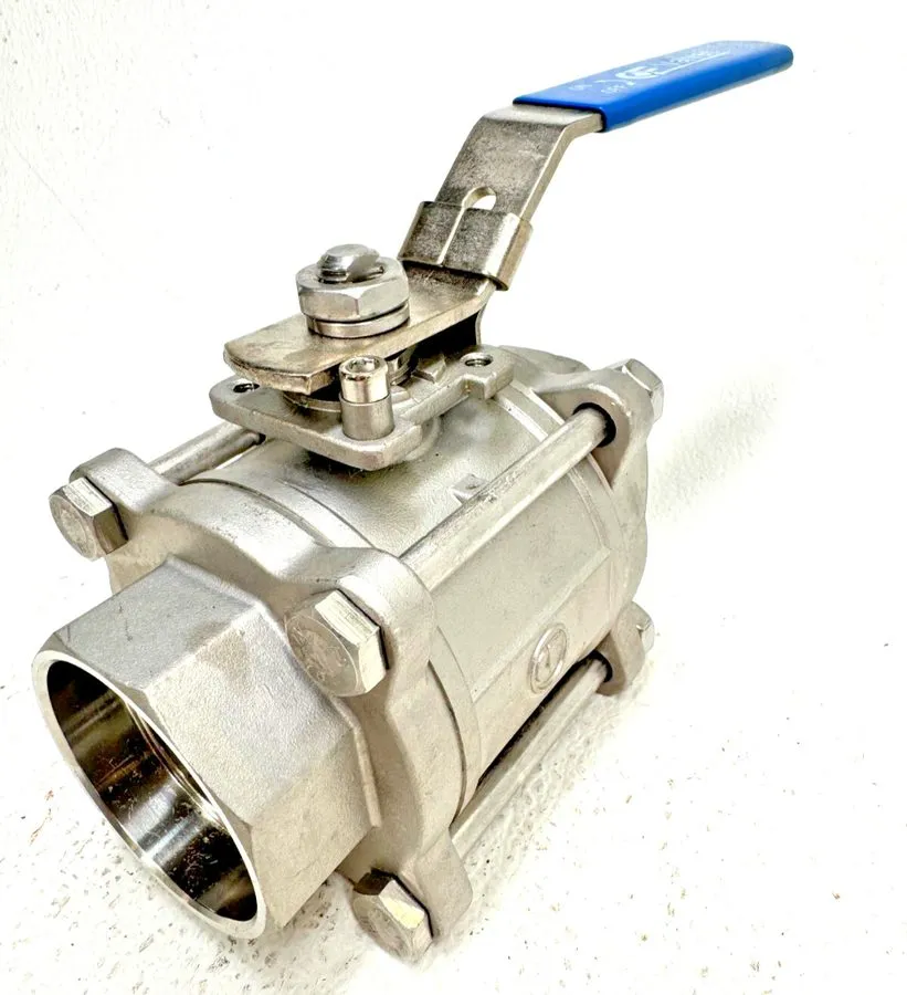Клапан TOP-FLO 1" 1000-psi WOG Stainless Steel Sanitary Ball Valve, Lockable Lev