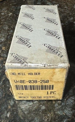 Режущий инструмент CAT40 BRINEY 3/4 ID SOLID END MILL TOOL HOLDER .75 STUB 1 1/2 — фото лота 1